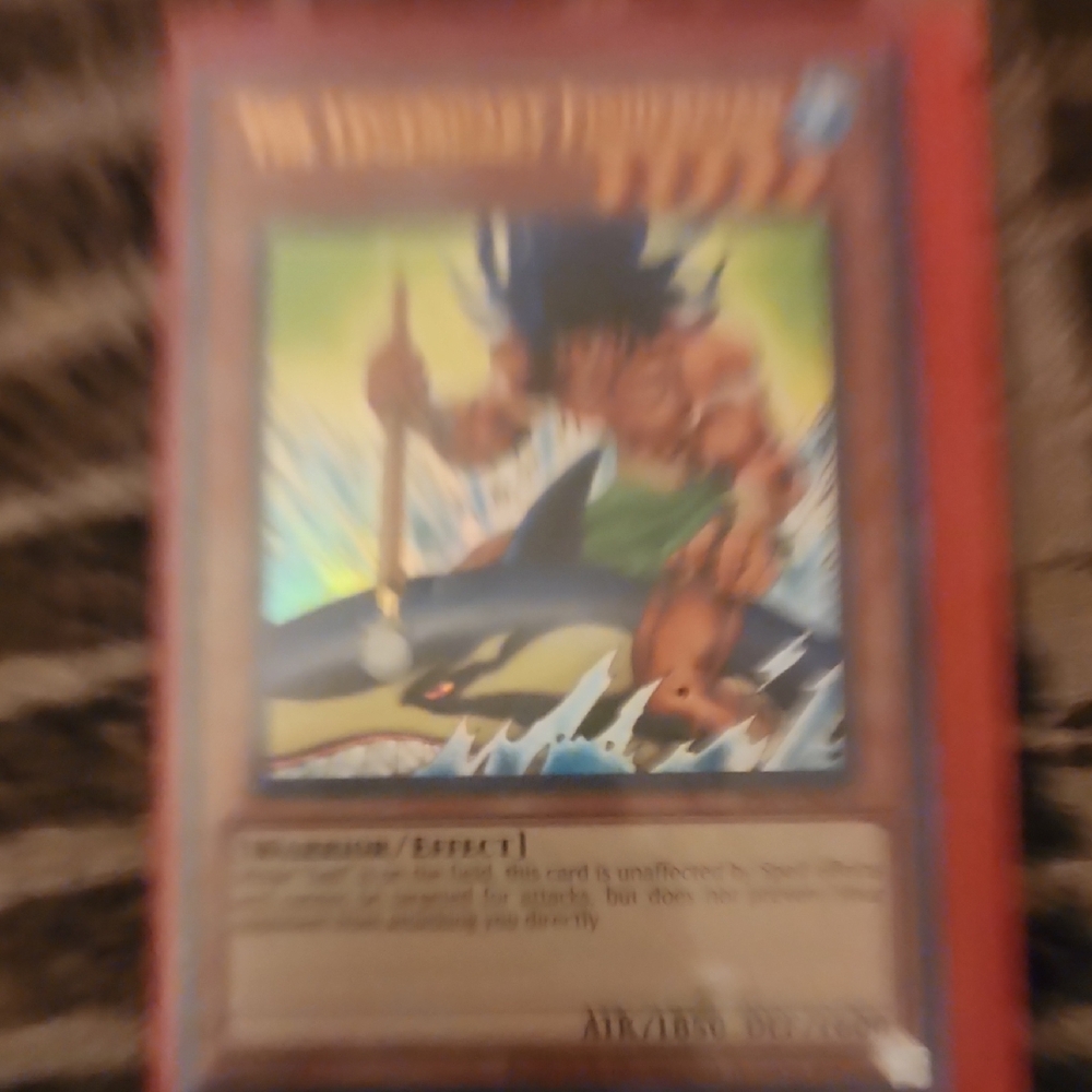 Dynamic Trading Card with Vibrant Artwork